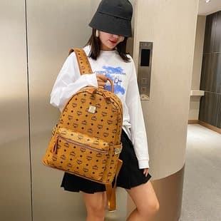 2023 New Trendy Backpack for Men and Women, Korean Style Soft Leather School Bag, Ins Large Capacity Backpack