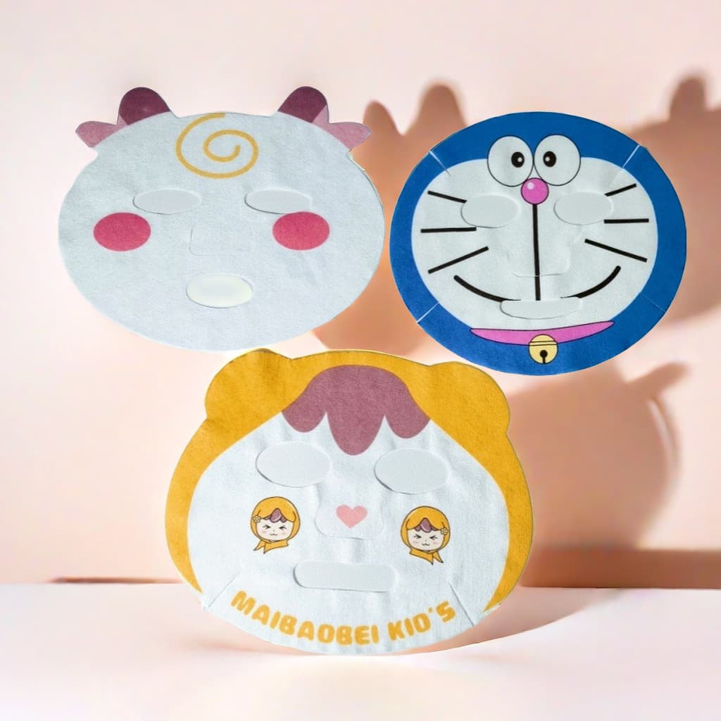 Personalized Baby Print Facial Mask Paper, One-time Use Child-friendly Printing Mask Cloth, Skin-friendly and Gentle Printed Mask Sheet