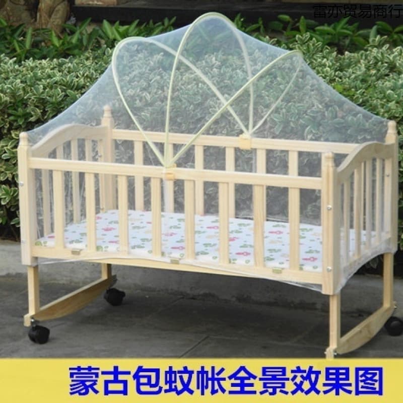 Baby Mosquito Net for Crib, Universal Mongolian Tent Style, Foldable, Mosquito Cover for Cradle, Wholesale