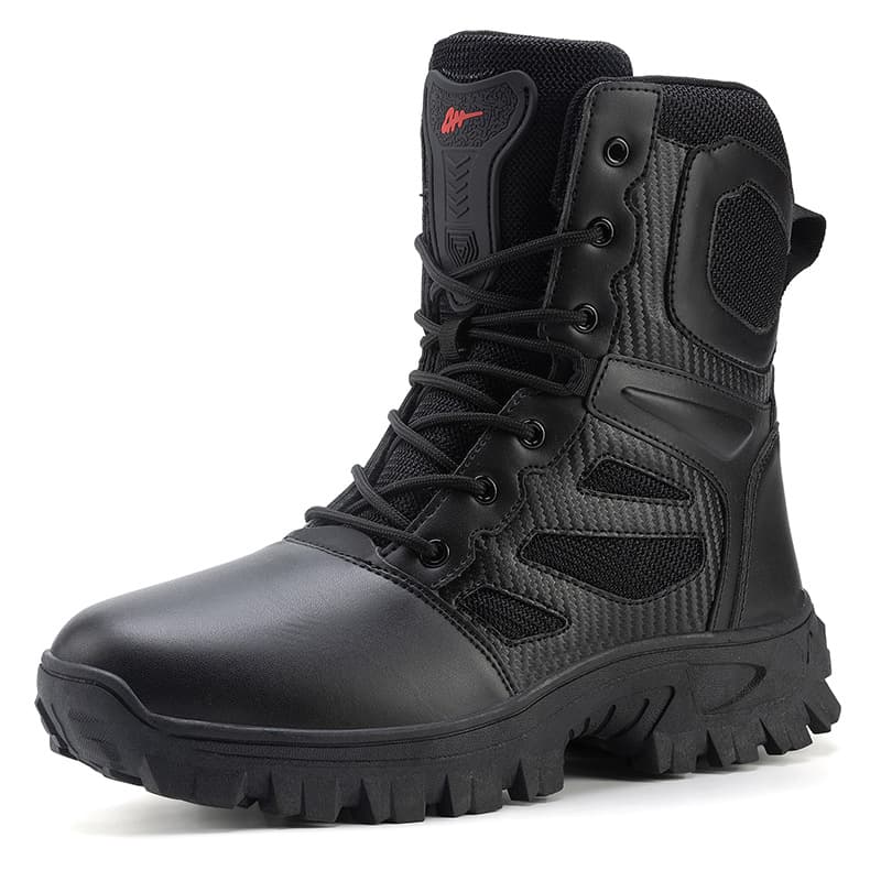 Outdoor Combat Boots High-Top Lightweight Men's Shoes Retro Leather Boots Cross-Border Military Boots Export Men's Training Boots Hiking Boots