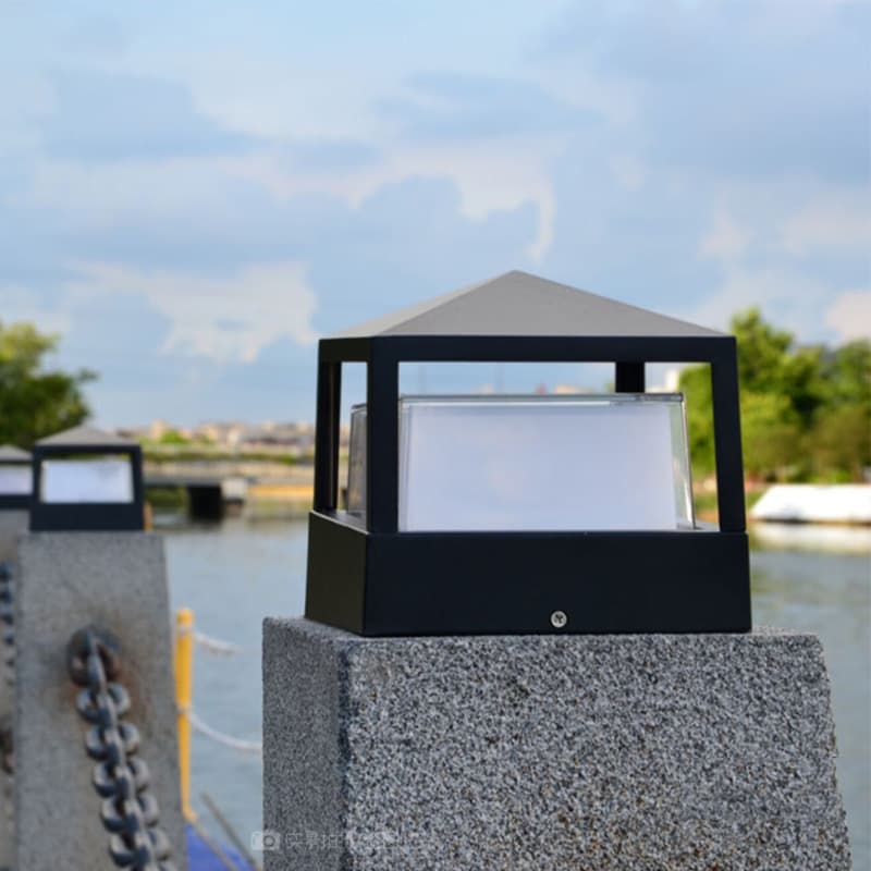 Cross-border Outdoor Wall Light Post Light Garden Lawn Light Fence Post Light Waterproof Garden Villa Landscape Small Wall Light