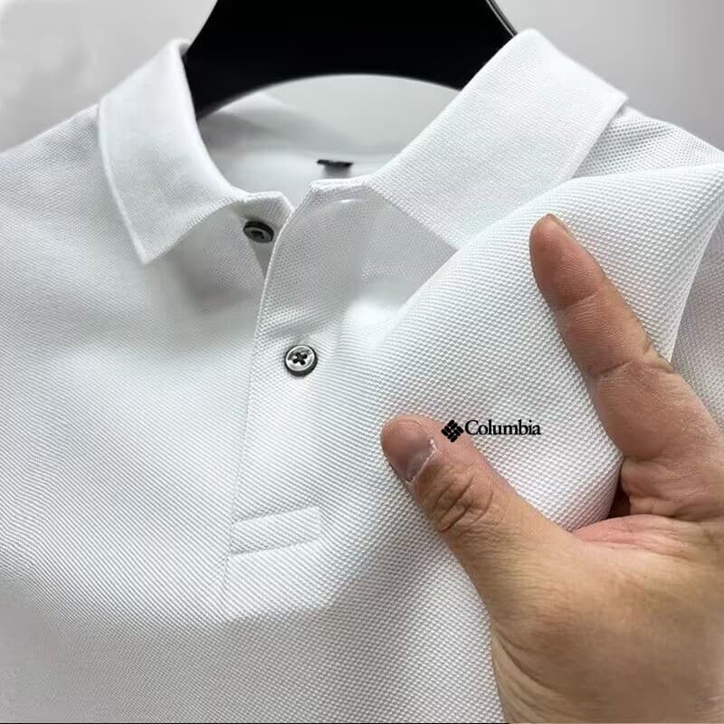 New Cross-Border High-Quality Combed Cotton Polo Shirt Short Sleeve Summer Pure Cotton T-Shirt for Men