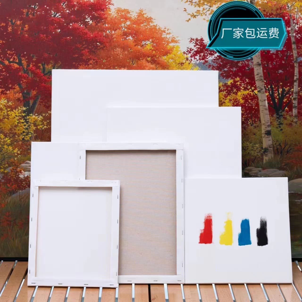 [Oil painting frame] Oil painting frame for art students, canvas frame diy acrylic cotton linen canvas inner frame