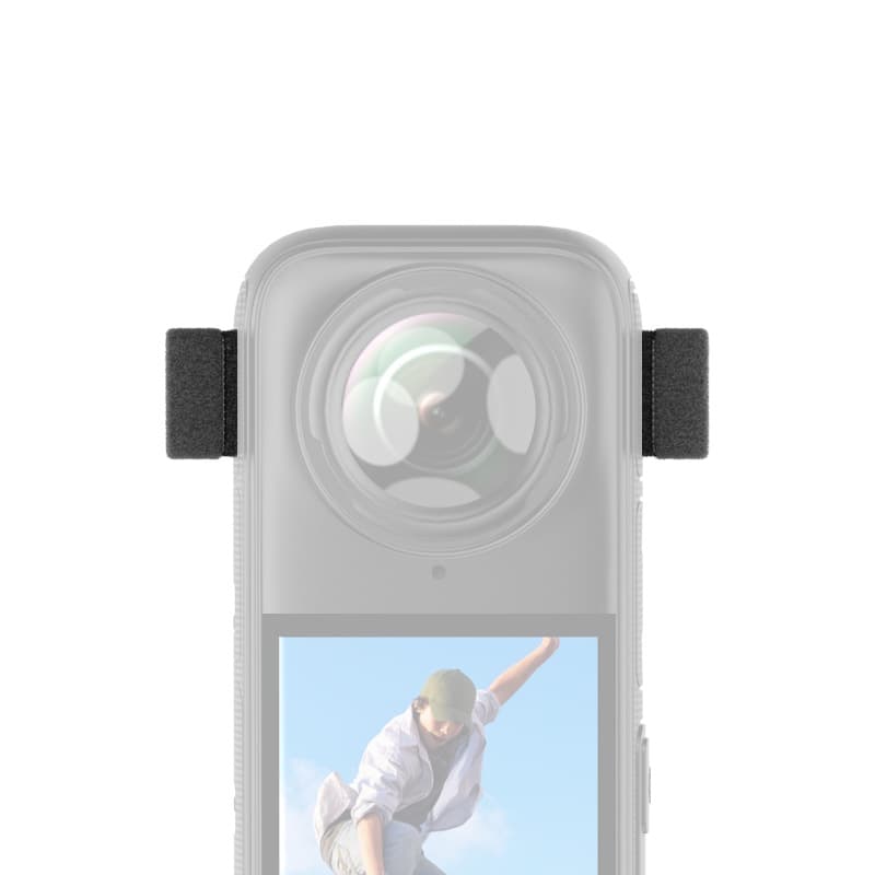 Compatible with Insta360 X4 X3 wind muff panoramic action camera noise reduction sponge windproof cover accessory