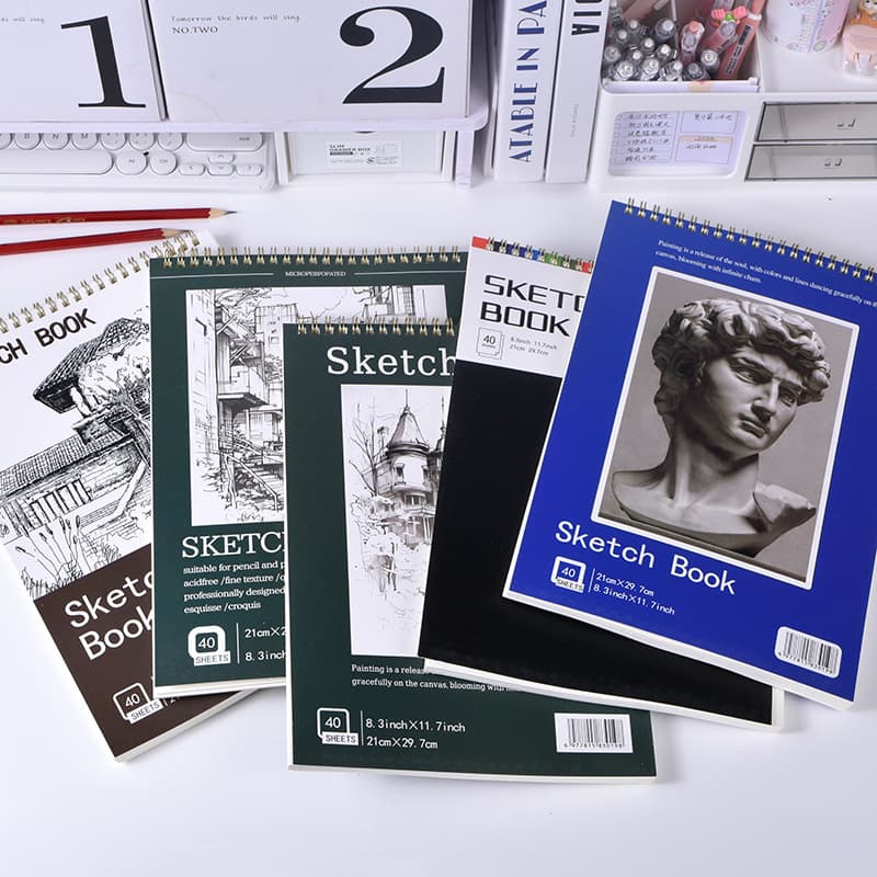 Cross-border sketchbook A4 thickened art student special sketchbook blank picture book hand colored lead drawing paper painting