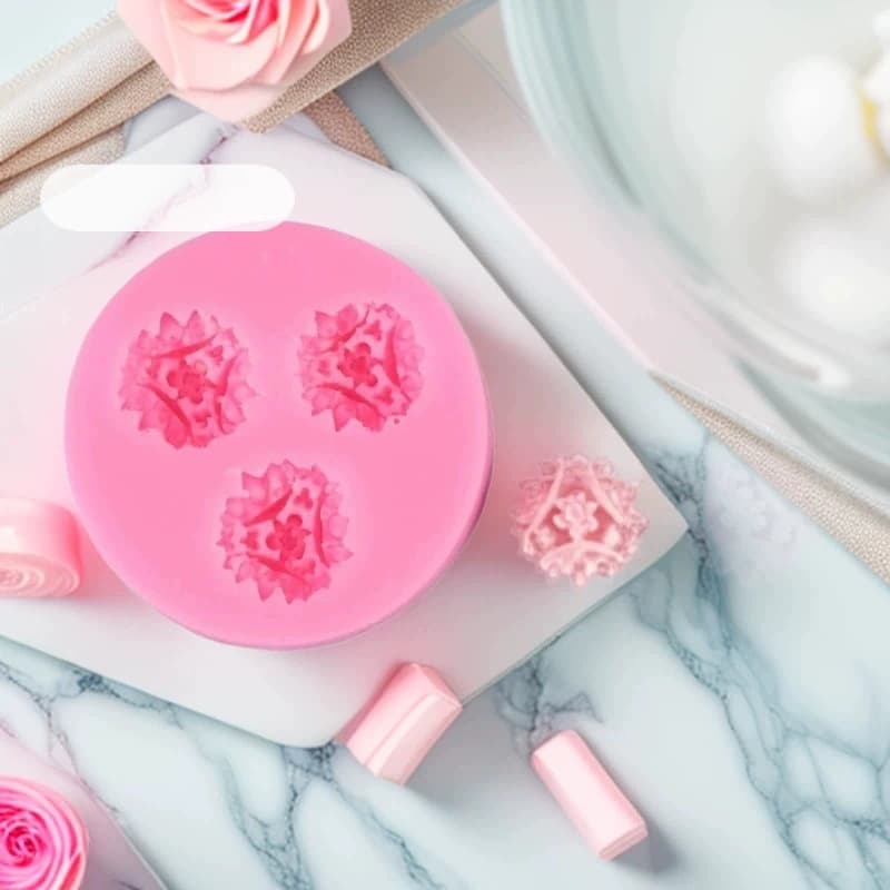diy flower series silicone mold flower shape handmade fondant cake mold silicone mold baking utensils