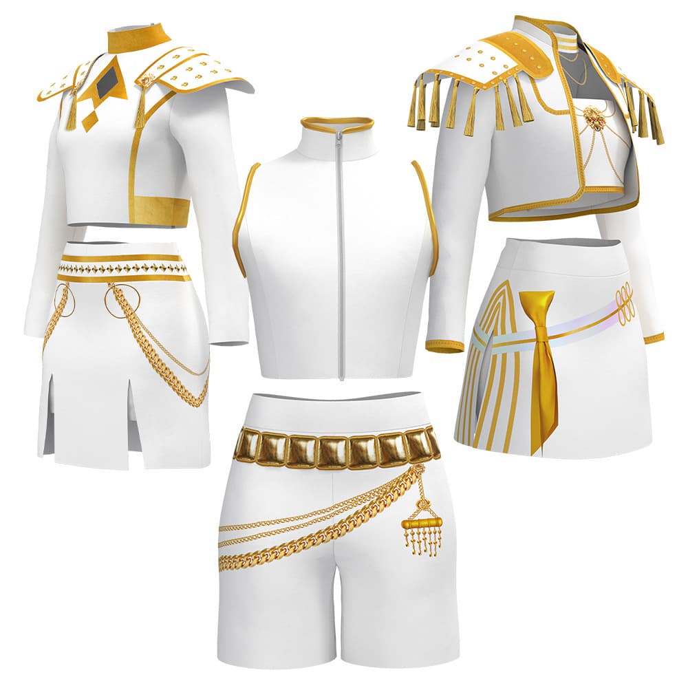 K-pop Witcher cosplay costume, anime/manga stage performance outfit, Mira Lumi cosplay costume