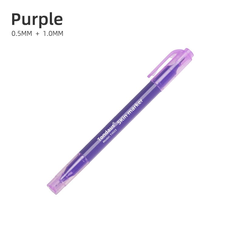 Cross-border exclusive packaging tattoo marking pen, single-head marker, double-head positioning marker