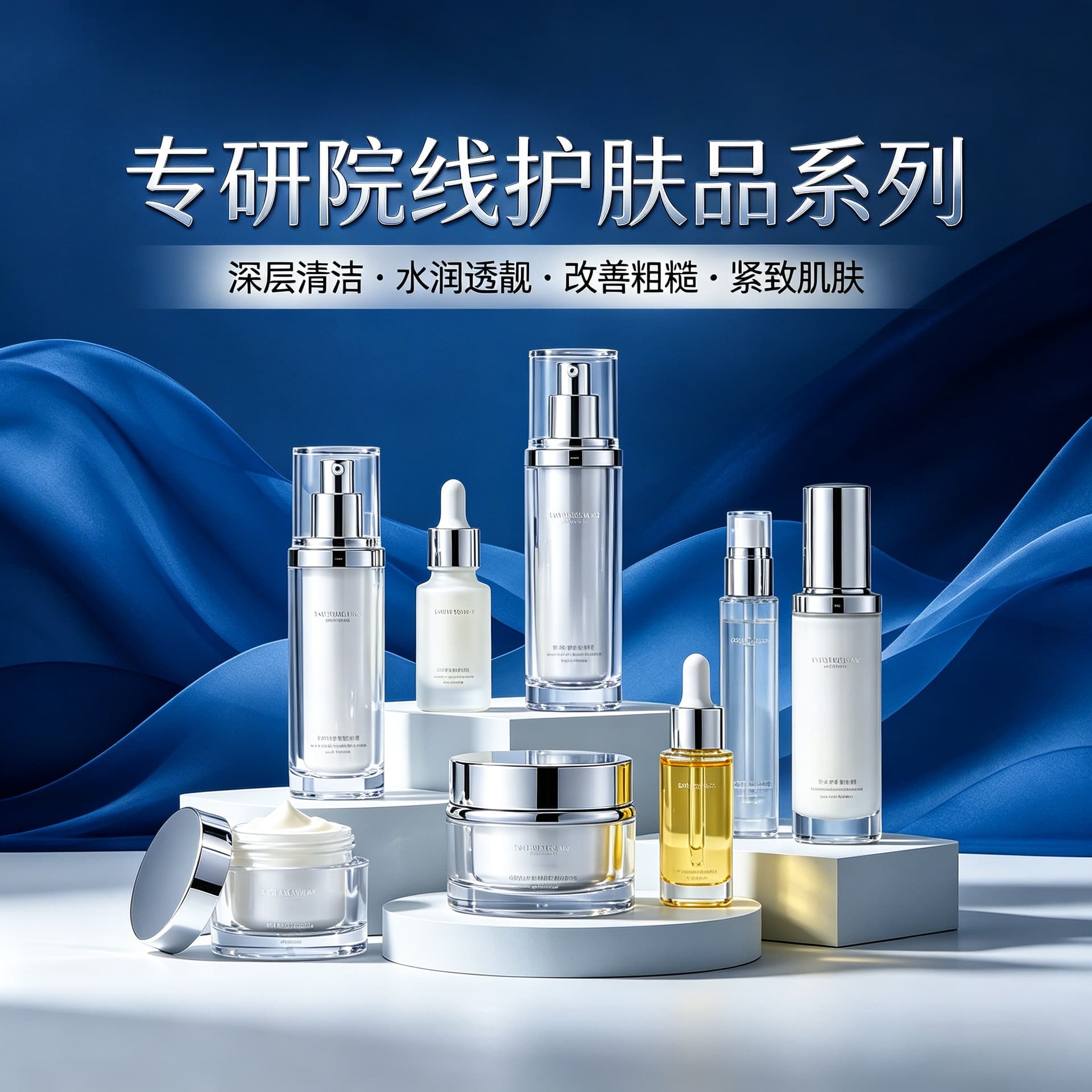 Beauty Salon Line, Offline Only, High-End Skincare Set, Authentic Hydrating, Anti-Wrinkle, Anti-Aging Facial Lotion and Cream Set