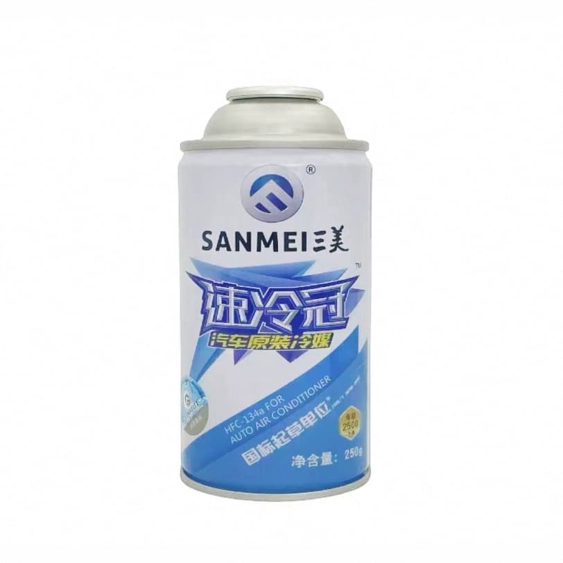 Sanmei Car Air Conditioning Automotive R134 Coolant Car Refrigerant Air Conditioning Refrigerant Eco-friendly Refrigerant Car Wax 300g