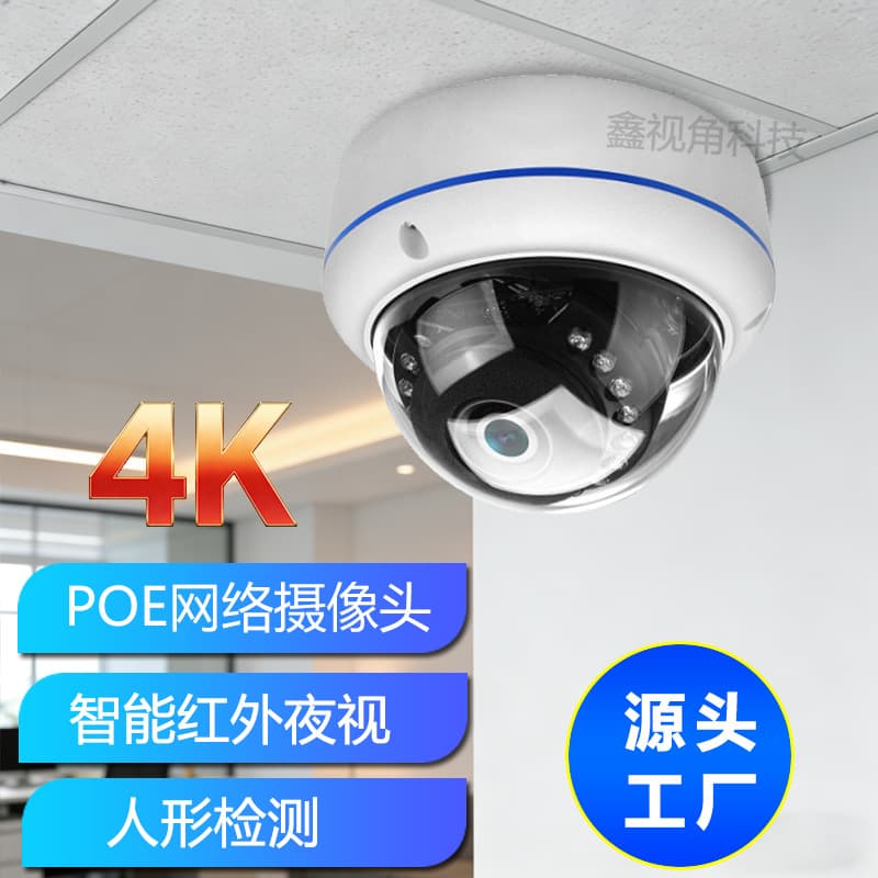 Wired POE Explosion-Proof Camera 5MP 4K 8MP Indoor Dome IP Camera