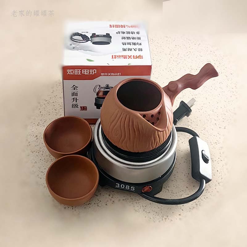 ♔ Gansu Jar Tea Brewing Pot, Herbal Tea Jar Electric Stove for Longnan, Tianshui, Xihe, Ningxia Home Use, Electric Coffee Brewer