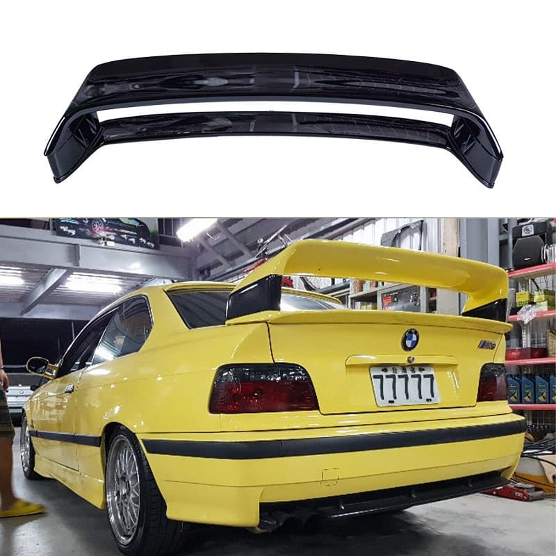 Rear Spoiler for 1990-2000 BMW 3 Series E36 Tuning Two-Door Four-Door Four-Section Double-Layer Sports Wing