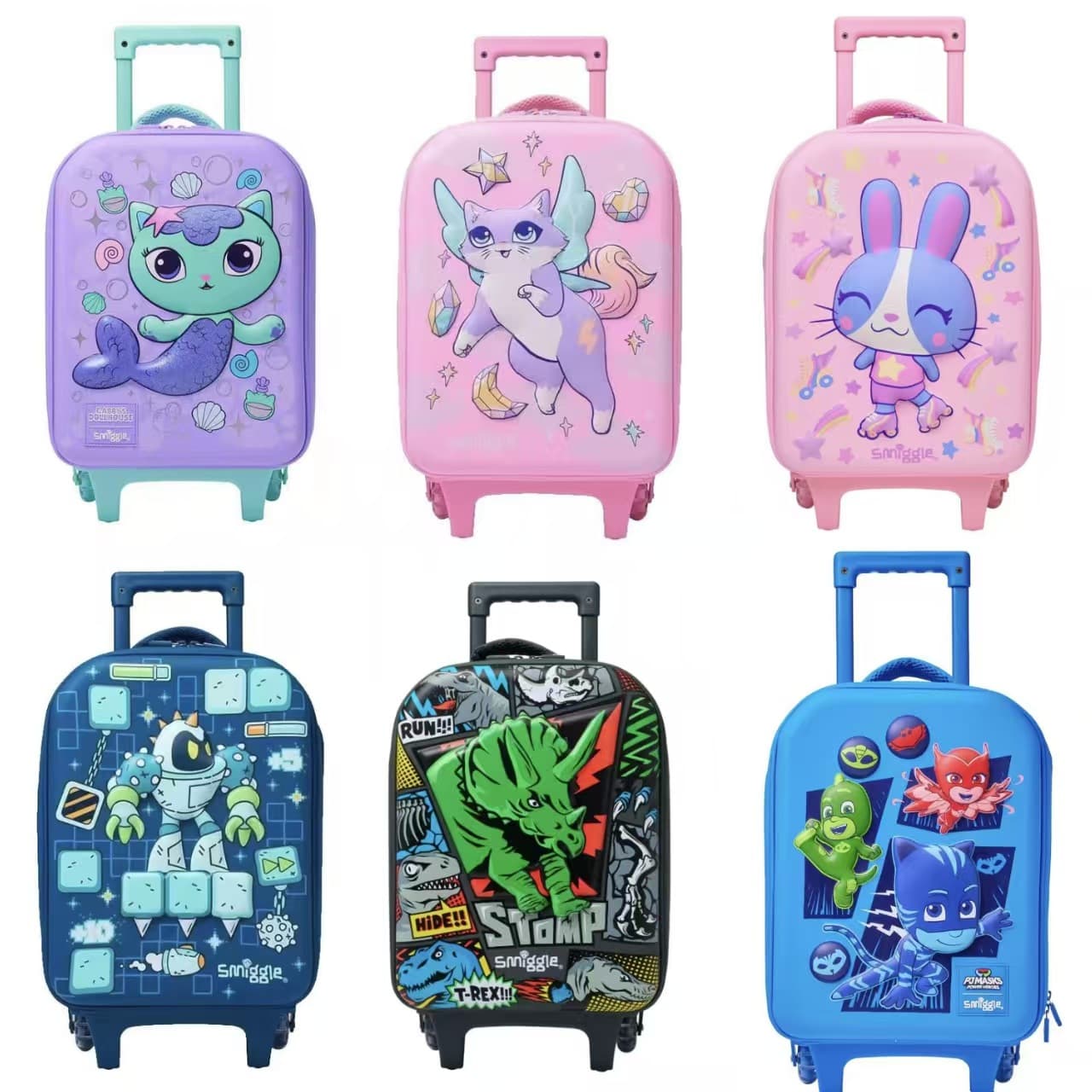 Australian smiggle medium trolley case cute children's suitcase baby cartoon suitcase student trolley case