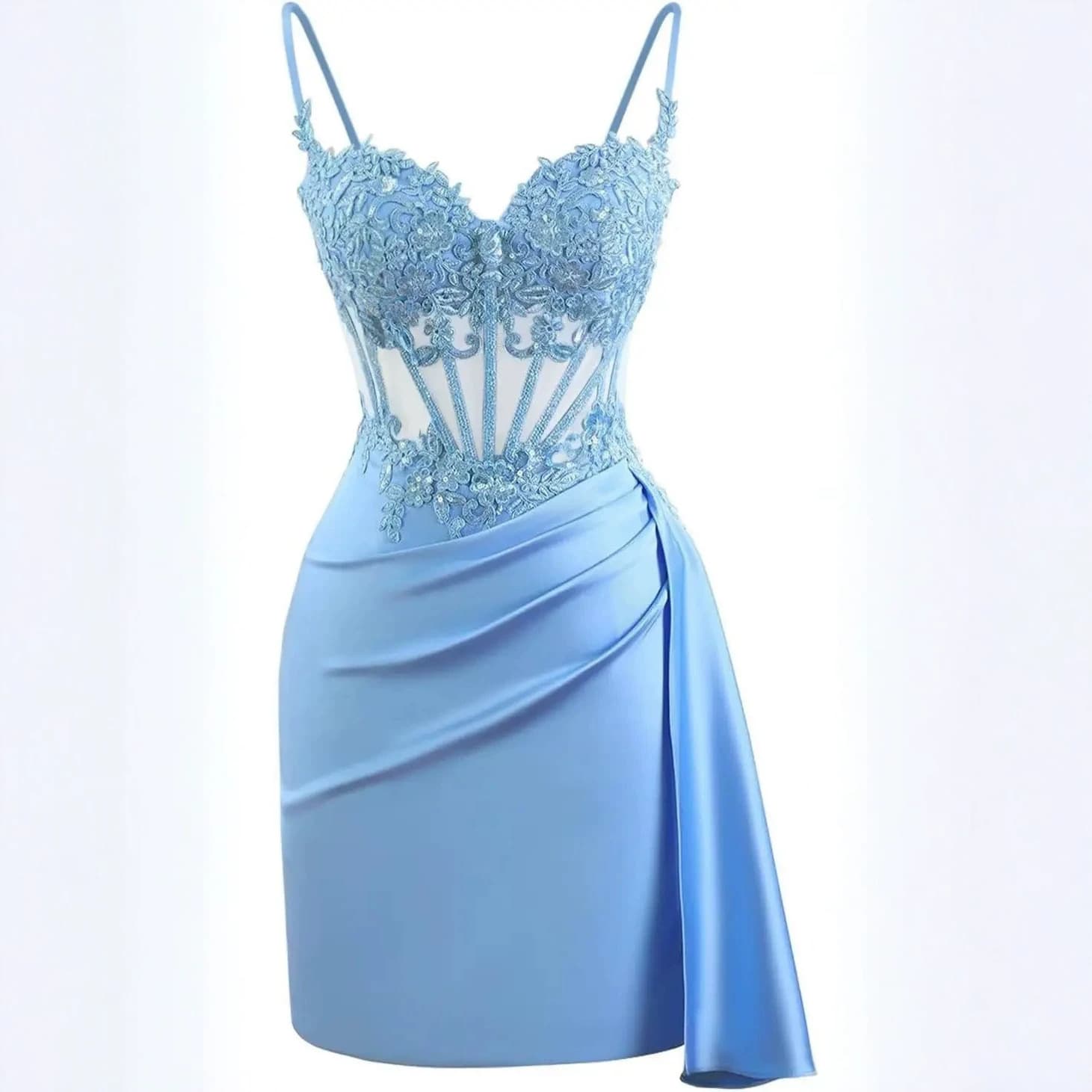 Birthday Party Dress 2026 New Women's Short Strapless Boned Slim Fit Bodycon Dress for Adult Ceremony