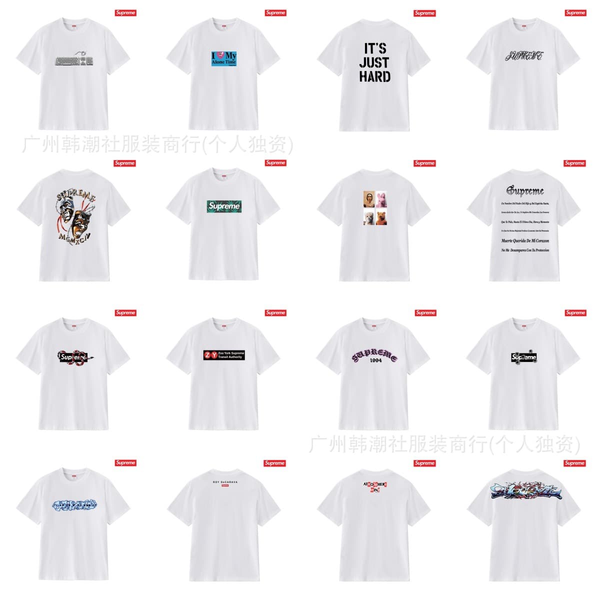 Supreme SS26 Spring Limited T-Shirt Series American Street Style Grim Reaper Print Fashion Short Sleeve