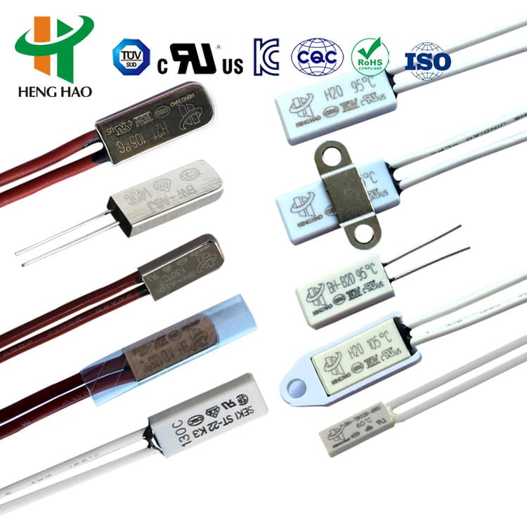 Factory direct KSD9700 temperature control switch, BW-B2D thermal protector, KW thermostat 250V 5A 10A 16A