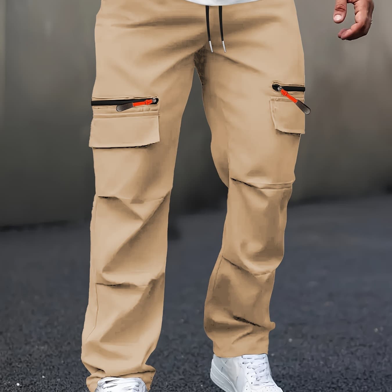 Cross-border Supply Men's Pants Spring/Autumn Fashion Loose American Style Casual Cargo Pants Joggers Hot Sale