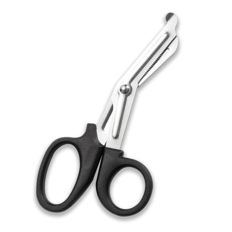 Stainless Steel Bandage Scissors with Bent Tip, First Aid Kit Accessory for Outdoor Camping