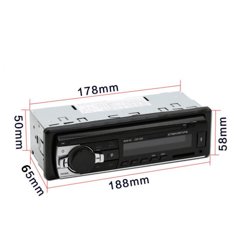 Cross-Border Car Bluetooth Hands-Free MP3 Player with USB Drive, Multi-Function Card Slot Radio 530