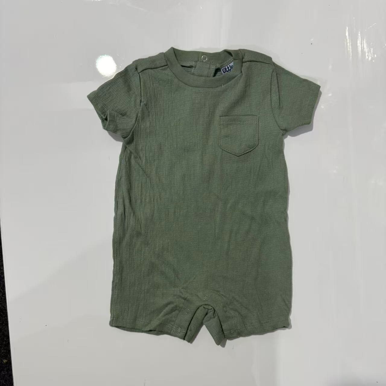 Manufacturer wholesale children's clothing, cross-border infant boys' clothing, striped jumpsuit, cotton short-sleeved jumpsuit, romper