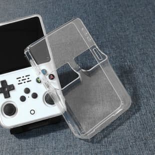 For Open-Source Handheld Console R36S Protective Case Game Console R36S Full-Body Transparent One-Piece TPU Protective Cover Soft Simple