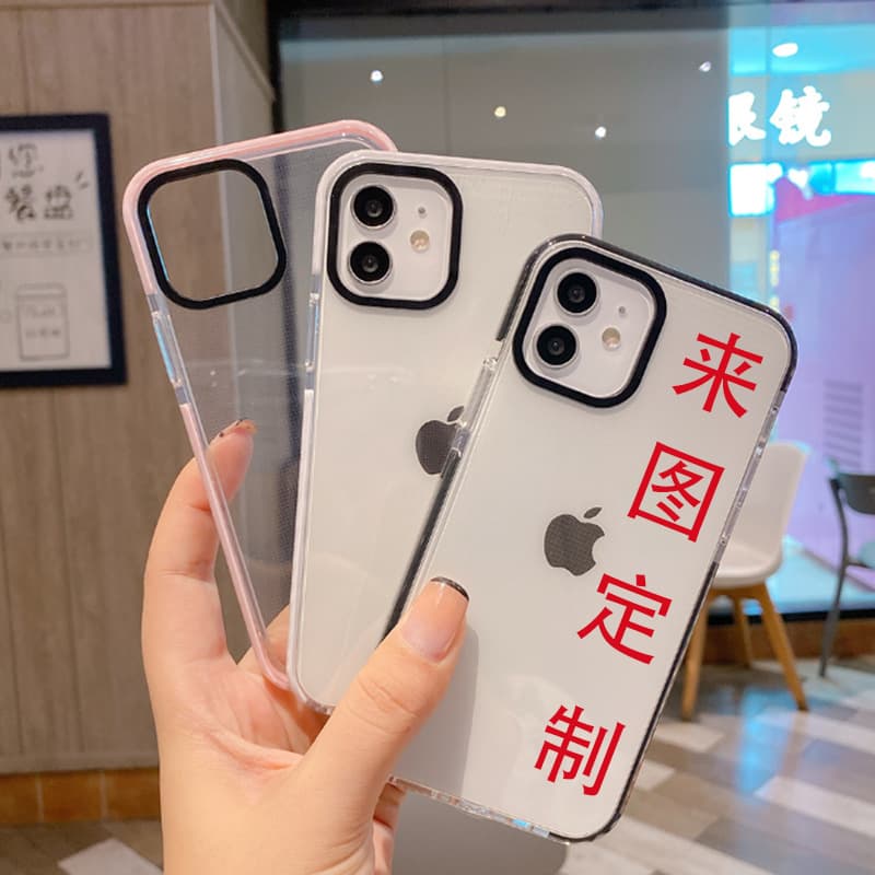 Transparent TPU mobile phone case customization and wholesale, customized production and processing of mobile phone cases, direct sales from factory