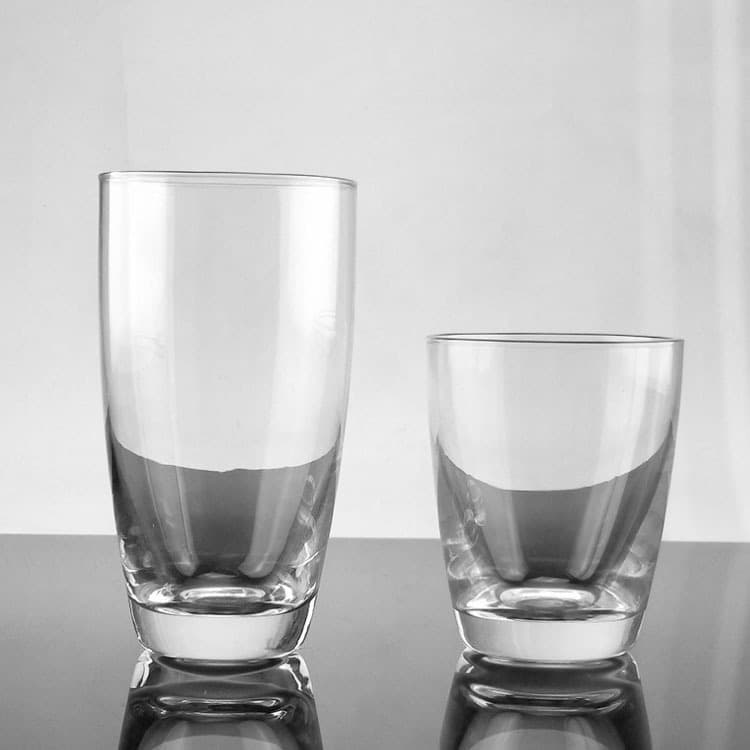 Simple Glass Cup for Home Use, Tea Cup, Breakfast Milk Juice Cup, Transparent Drinking Glass, Large Capacity Glass Beverage Cup