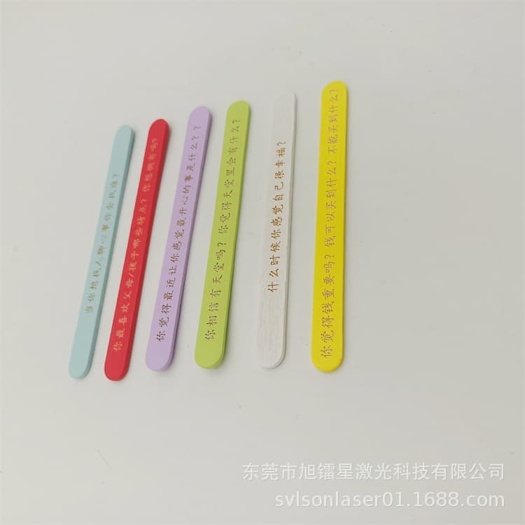 Custom Engraved Popsicle Sticks Wholesale DIY Educational Toy Wood Sticks Colored Popsicle Sticks Ice Cream Sticks
