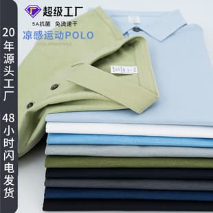 Custom Premium Professional Sports Polo Shirt Moisture-Wicking Quick-Dry Wrinkle-Free T-Shirt Short Sleeve Antibacterial Cool Touch Men's Polo Shirt