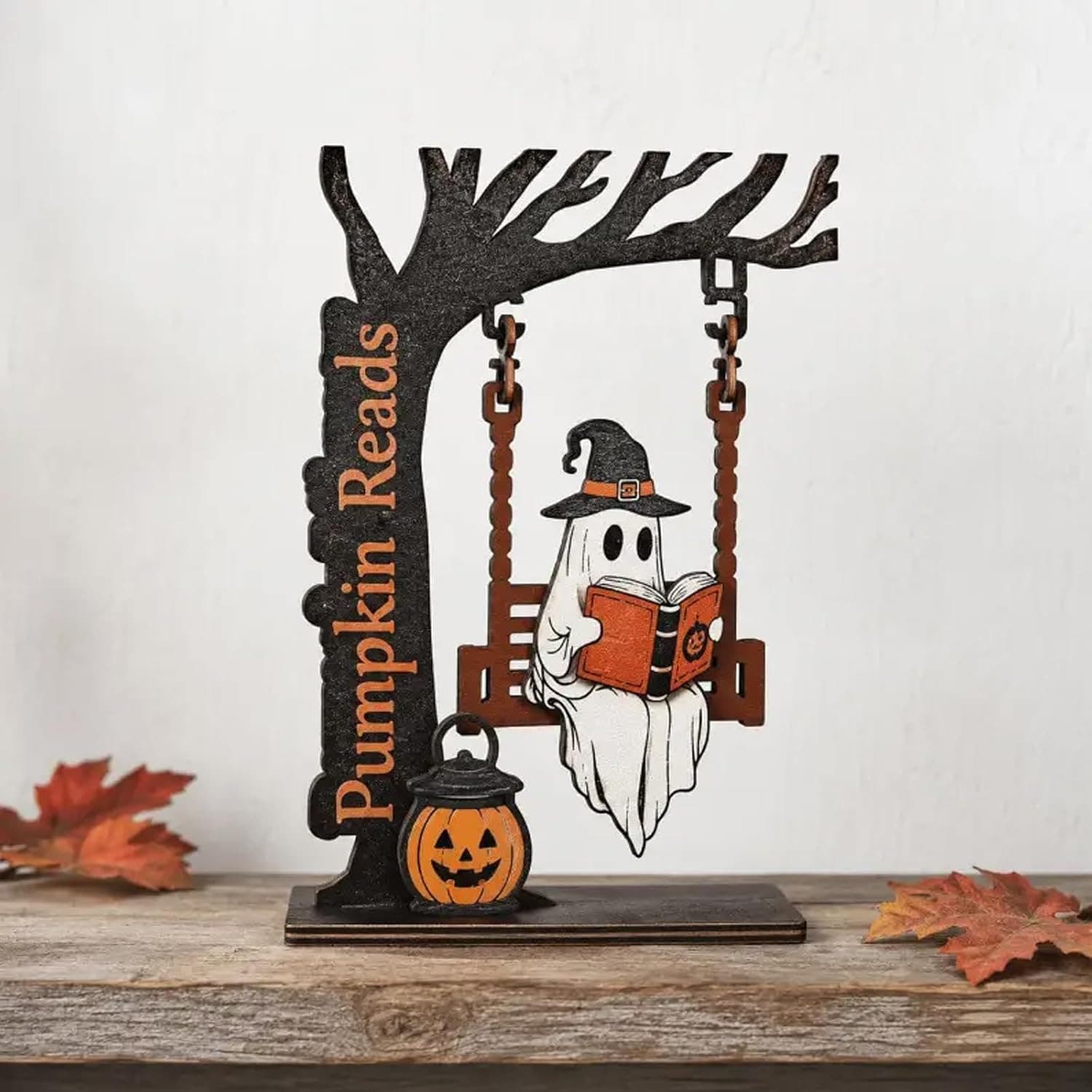 New Cross-Border Product Reading Ghost Swing Statue Wooden Craft Decoration