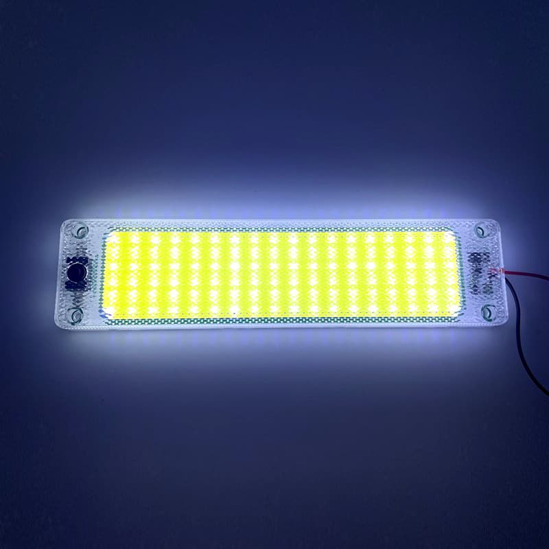 Cross-border New LED 12-24V Wide Voltage 2835 Automotive COB Truck Cargo Light Charging Car Roof Interior Light