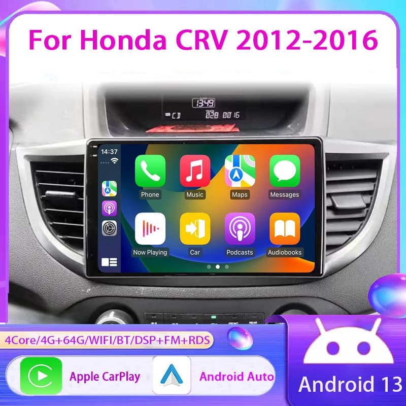Cross-border applicable Honda CRV2012-2016 car central control Android navigator carplay all-in-one machine