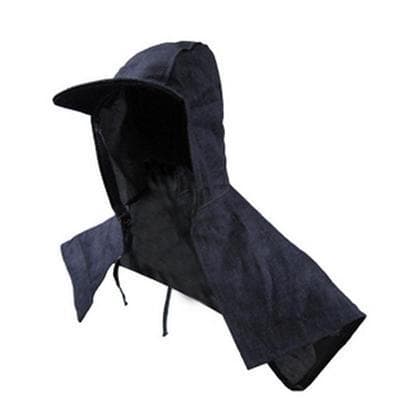 Wholesale Denim Dust Cap, Hooded Cap with Glasses, Cape Hat, Labor Protection Cap, Protective Head Cover, Anti-fog