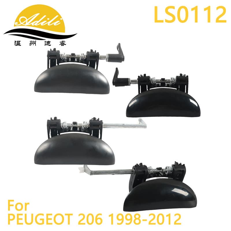 For Peugeot 206 207 Exterior Door Handle Smooth 9101N6 9101N7 9101N8 9101N9