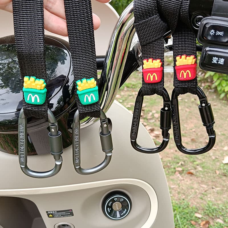 Electric Vehicle Thread Lock Hook Motorcycle Scooter Universal Hook Front Mount Strong Multi-functional Helmet Hanger