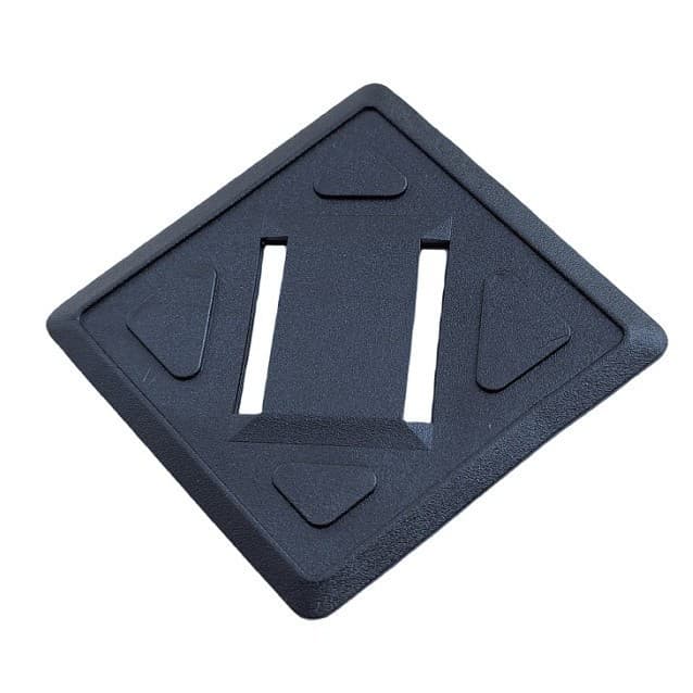 Ready Stock Supply Luggage Sports Backpack Travel Bag Accessories - Decorative PVC Soft Rubber Square Two-hole Cushion Base