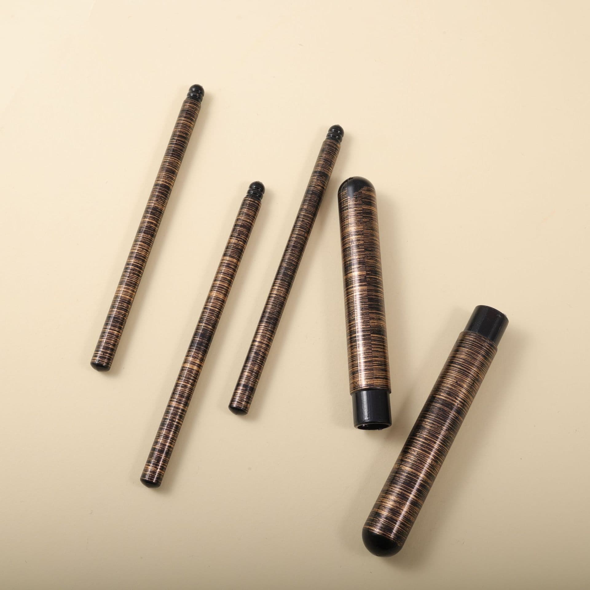 Semi-finished gilded brush set makeup brushes with plastic handle, high quality multi-purpose beauty tool accessory wholesale