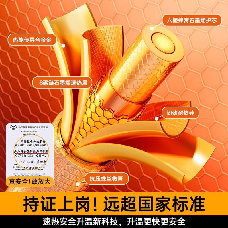 [Wholesale] Yalu New Graphene Electric Blanket Electric Mattress Pad Single/Double Home Student Dormitory Genuine Official