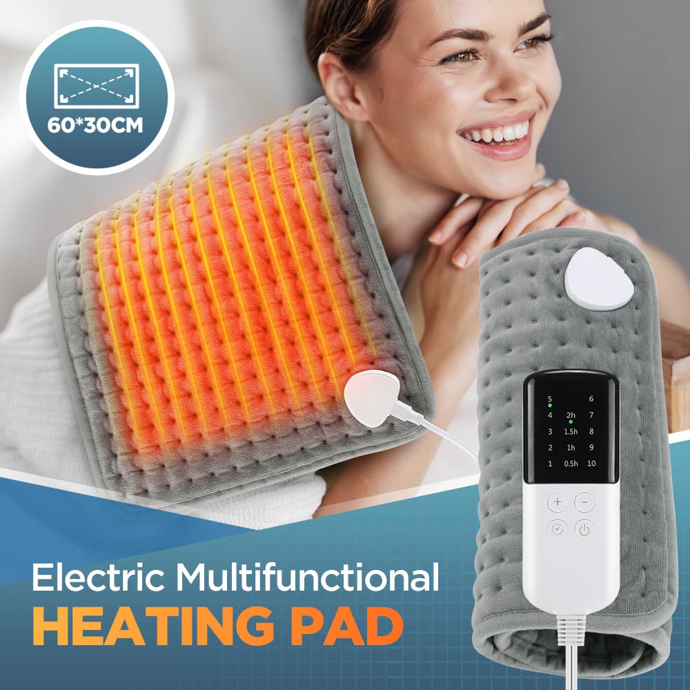 38-60℃ 10-level temperature control 4-level timing home therapeutic heating pad cross-border hot compress warm body electric heating pad