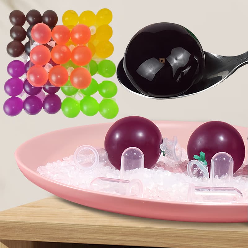 Wholesale Internet Celebrity Burst Grape Peel Jelly Liquid Silicone Transparent Cover Ball Peel Burst Jelly Burst Pudding Peel