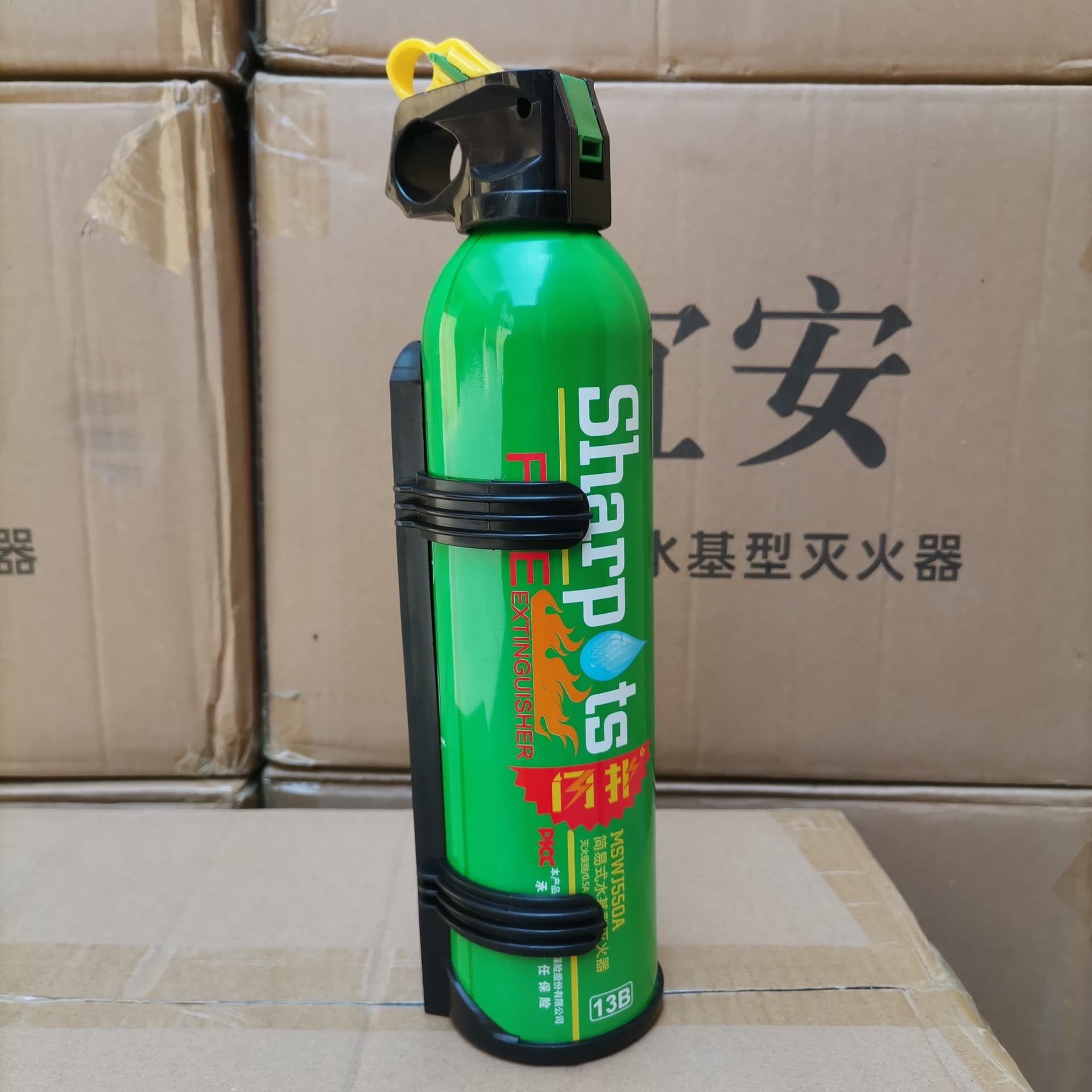 Water-Based Fire Extinguisher Bracket Specialized Fixing Frame