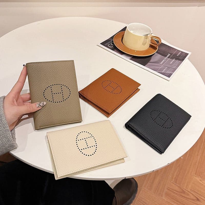 Niche Passport Cover for Women, Passport Protector for International Travel, All-in-One Card Wallet, Portable Document Organizer