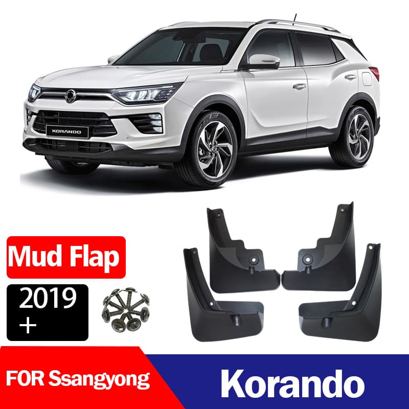 Fender for SsangYong Korando Korando Car Tire Mud Flaps Mud Guards 2019+
