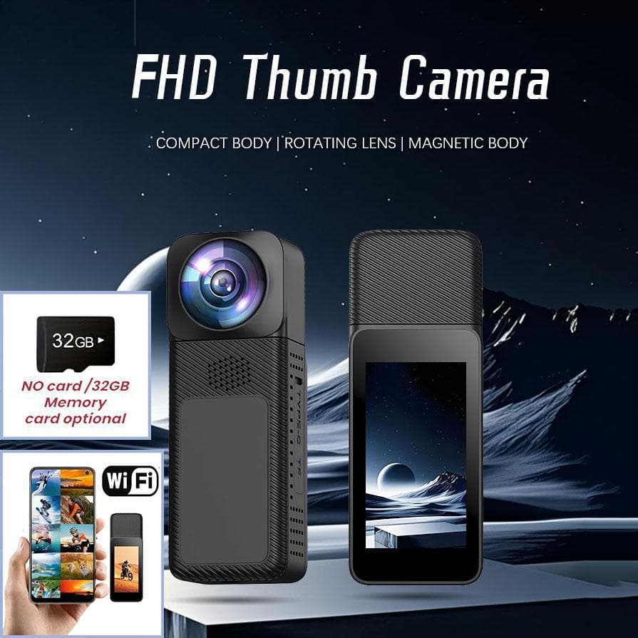 Cross-border HD 4K Thumb Action Camera Outdoor Sports Recorder Pocket Mini Camera Portable Recorder