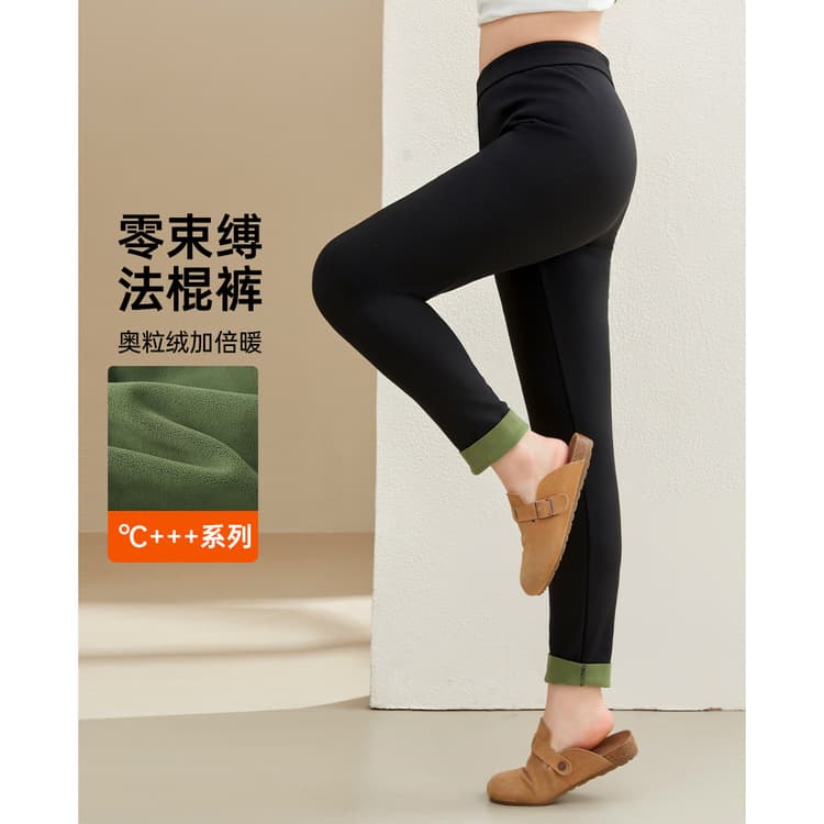 【Olefin Fleece Thickened Barbie Pants Yoga Pants】Xianlixiu Plus Size Women's Leggings for Curvy Women, 2024 Winter New Style