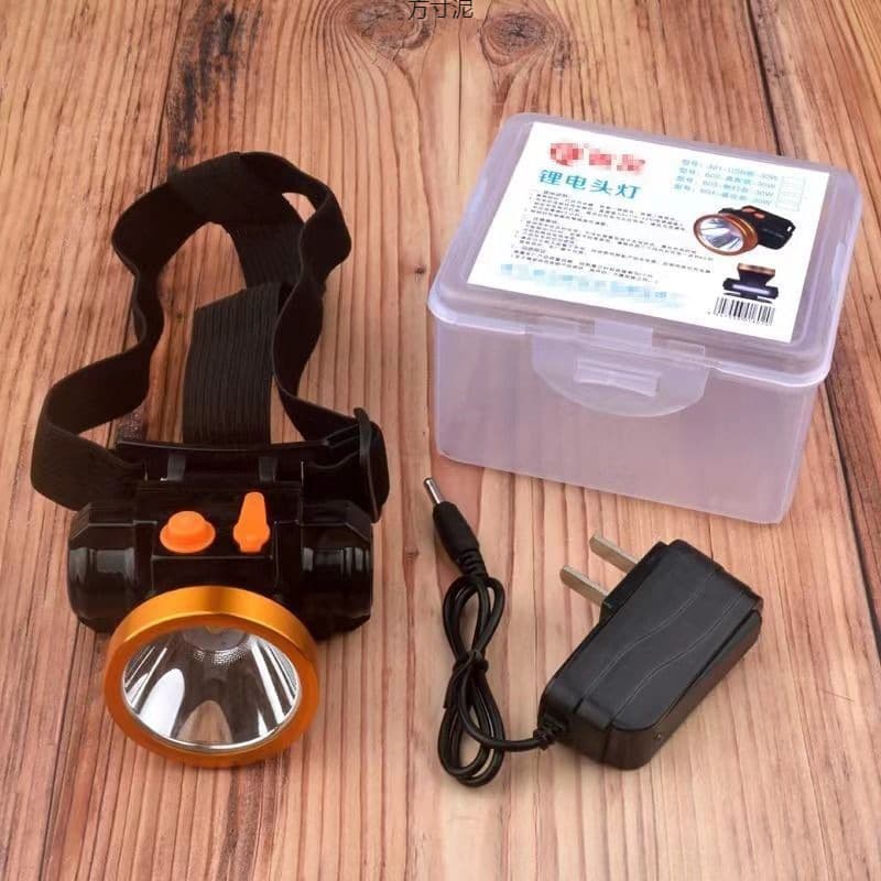 LED Headlamp Rechargeable Super Bright Head-Mounted Lithium Mini Light, Fishing and Mining Special, Ultra-Long Battery Life Factory