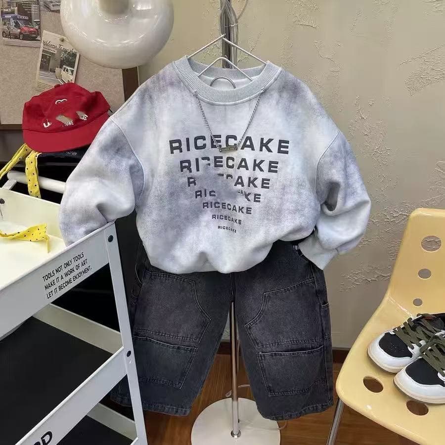 Children's Boys Autumn Winter Hoodie 2026 New Mid-Large Kids Winter Fleece Lined Streetwear Baby Integrated Fleece Pullover