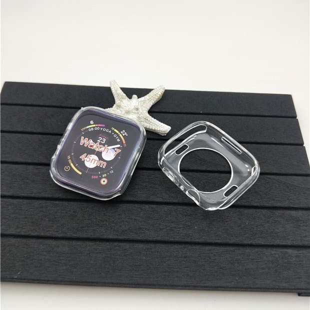 Compatible with iWatch 45678 Series TPU Half-Cover Case for Apple Watch 8 Protective Shell