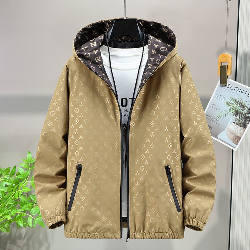 Spring New Style Men's Thin Jacket, Stylish Jacket for Young Men, Sun Protection Clothing, Hooded Coat for Boys
